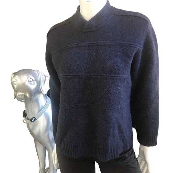 Vintage Patagonia Wool Blue Sweater Women's Size Large - Picture 1 of 9